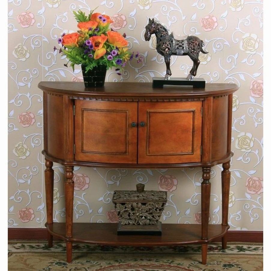 Console Tables * | All Things Cedar Inc. 2-Door Display Hutch