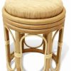 Footstools & Ottomans * | Sk New Interiors Pier Handmade Wicker Stool, White Wash