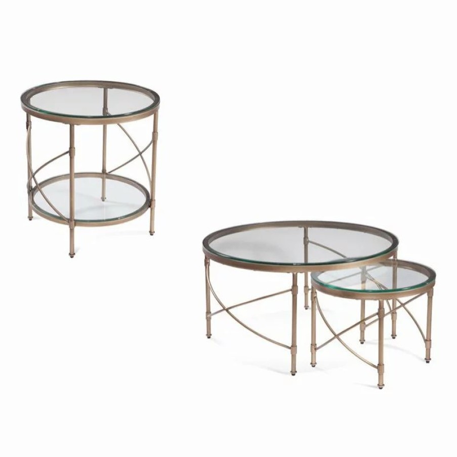 Coffee & Accent Tables * | Bassett Mirror Co. Harrison Round Cocktail