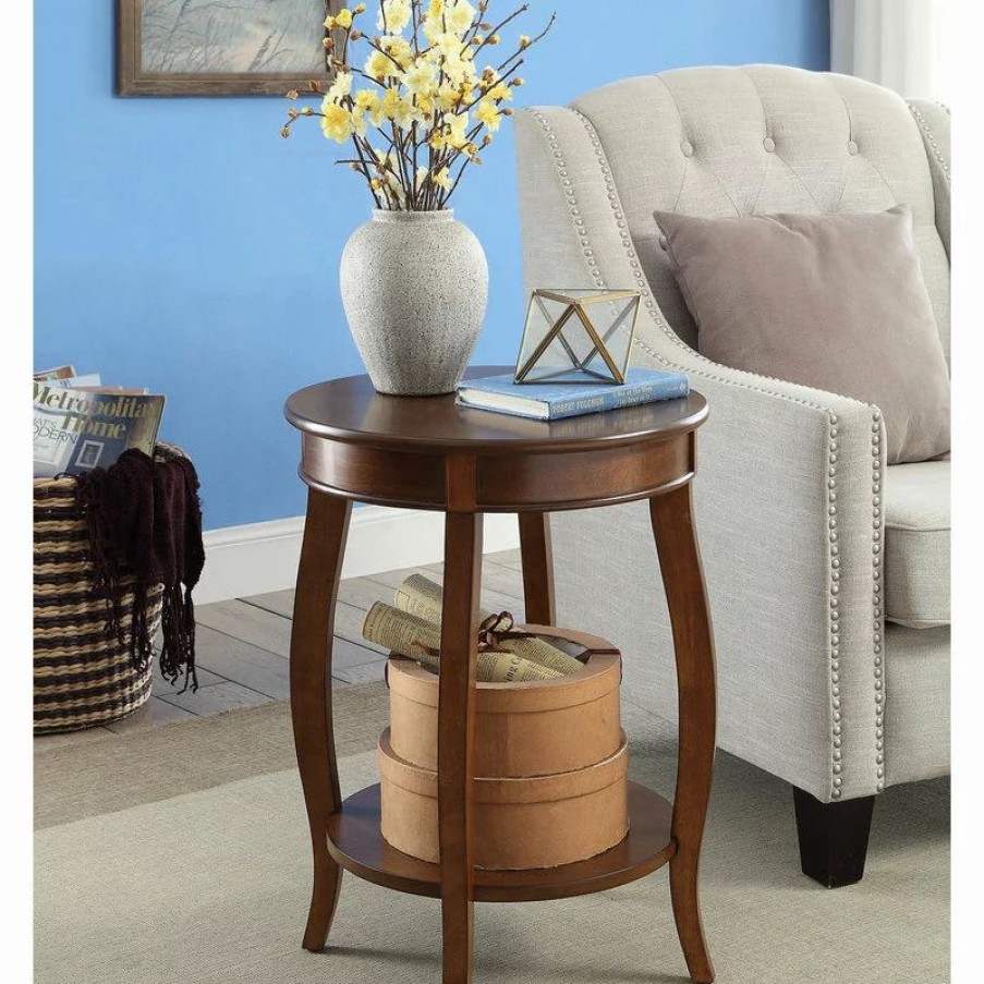 Coffee & Accent Tables * | Acme Furniture Aberta Side Table Walnut