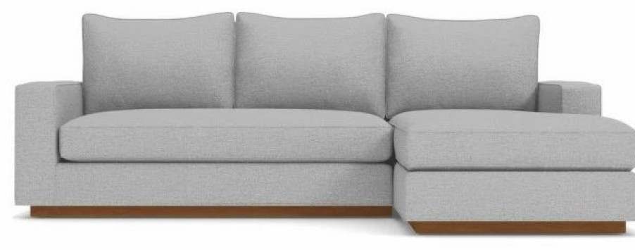 Sofas & Sectionals * | Apt2B Harper Reversible Chaise Sofa, Silver