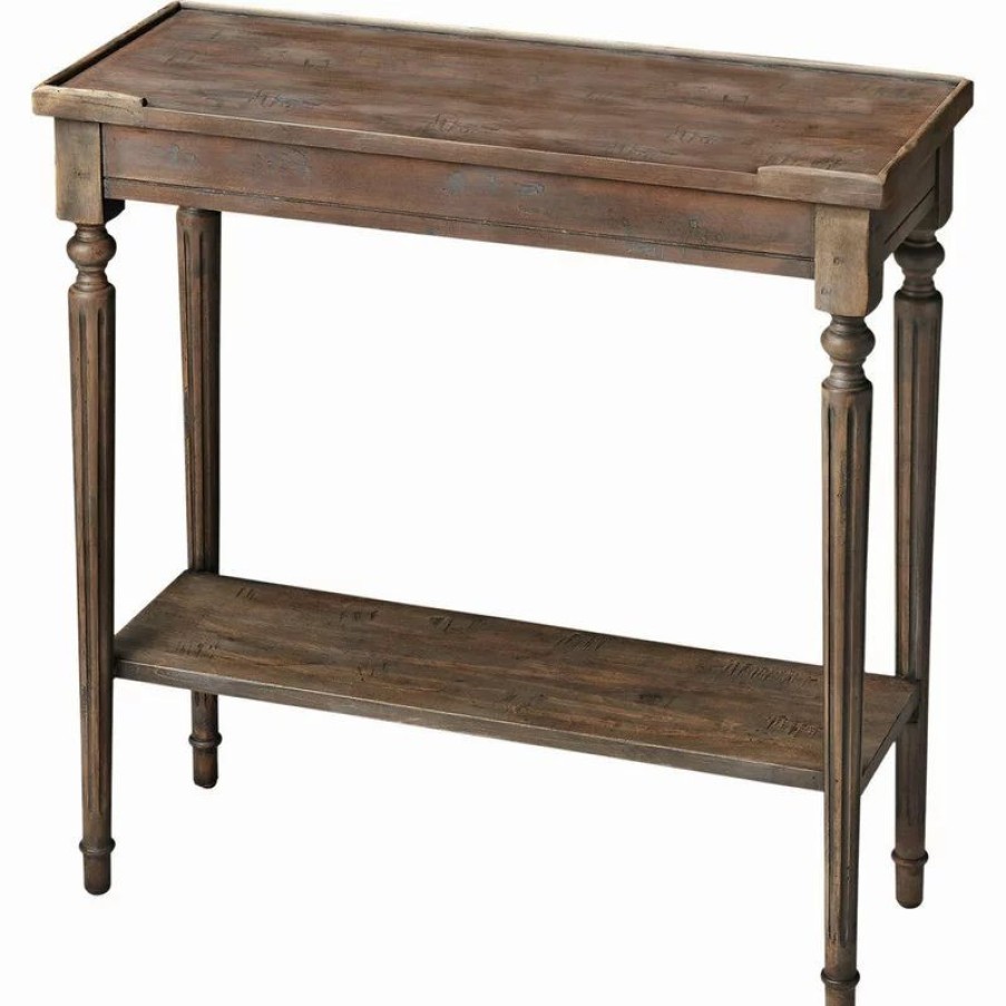 Console Tables * | Butler Specialty Company Aubrey Console Table, Light Brown