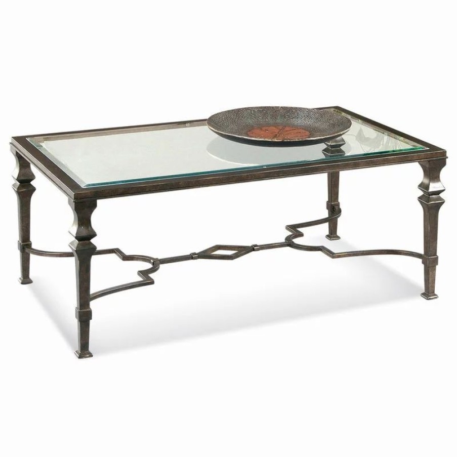 Coffee & Accent Tables * | Bassett Mirror Co. Lido Rectangle Cocktail Table