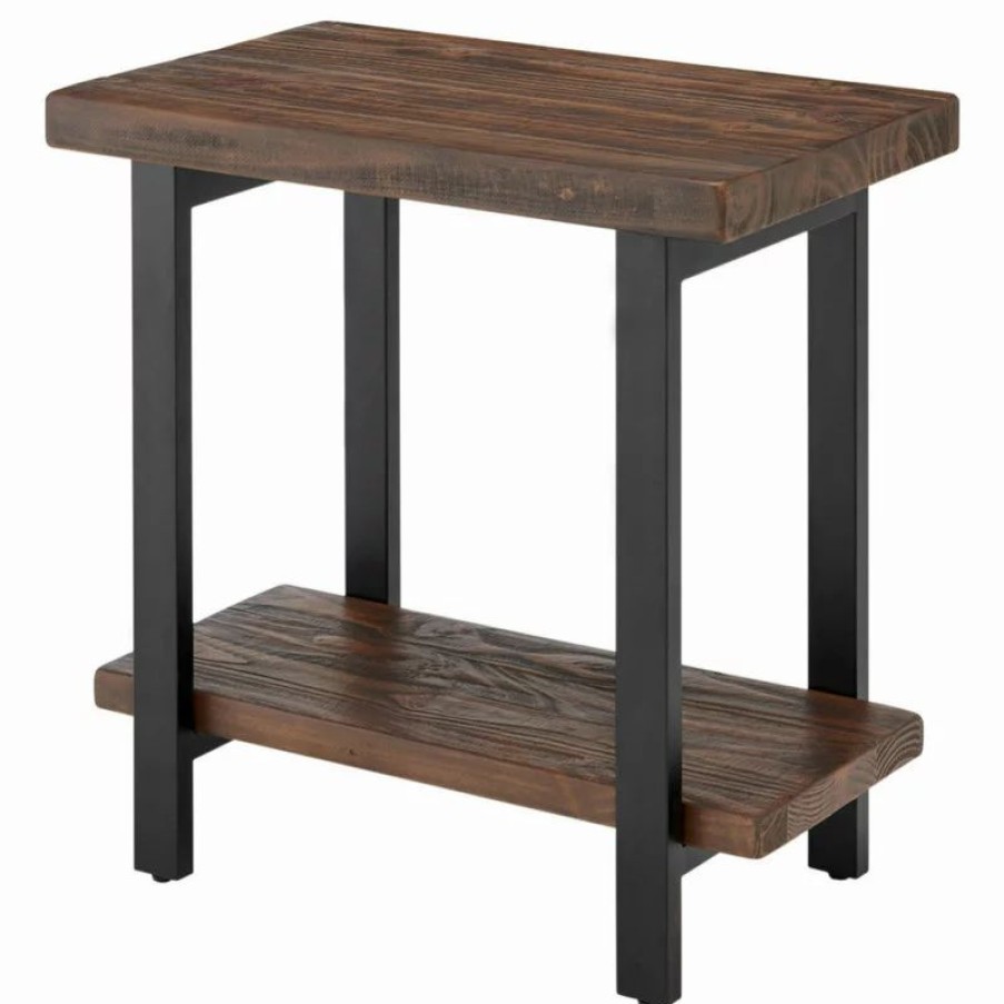 Coffee & Accent Tables * | Bolton Furniture, Inc. Pomona Metal And Wood End Table