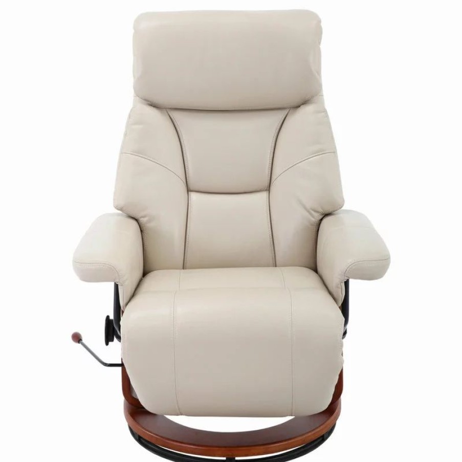 Chairs * | Progressive Furniture Bishop Recliner Cobblestone Air Leather