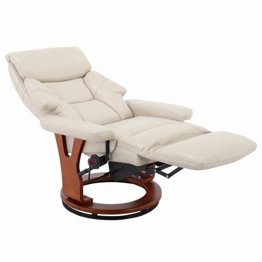 Chairs * | Progressive Furniture Bishop Recliner Cobblestone Air Leather