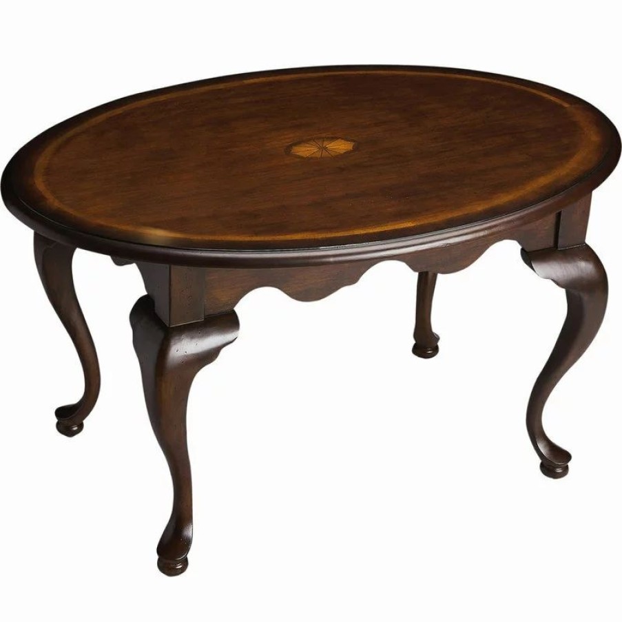 Coffee & Accent Tables * | Butler Specialty Company Butler Grace Plantation Cherry Oval Coffee Table