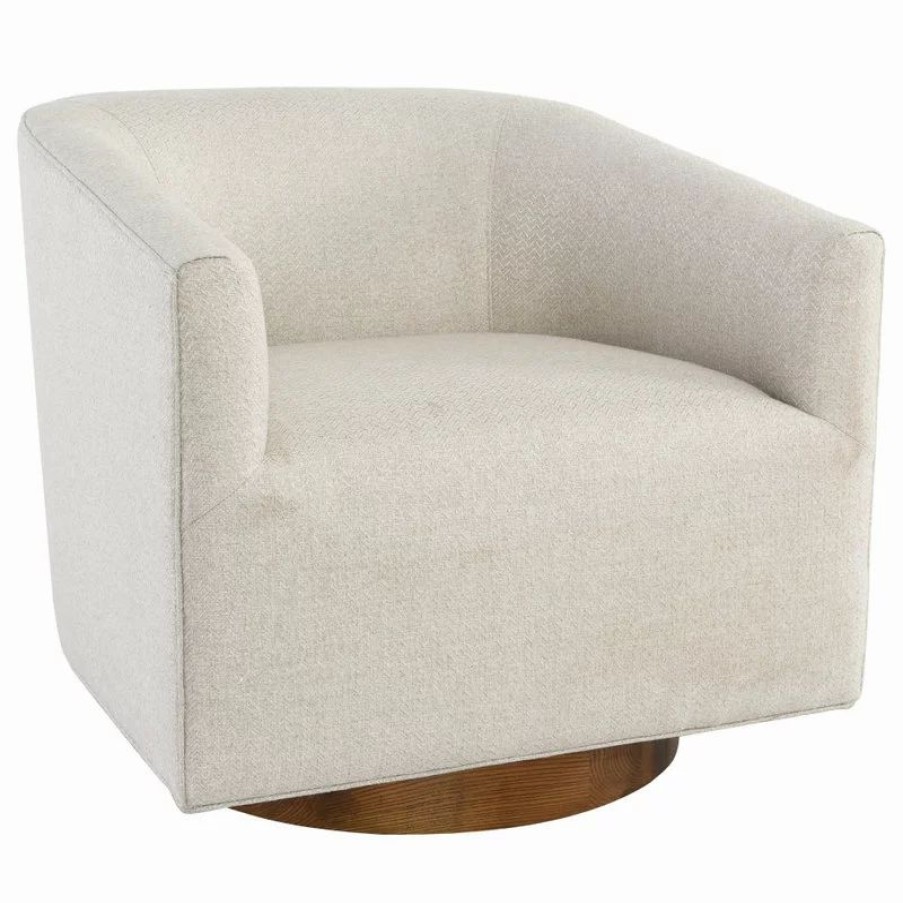 Chairs * | Leonard Swivel Accent Chair By Kosas Home