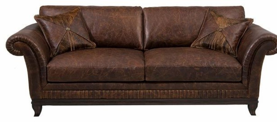 Sofas & Sectionals * | Artistic Leathers Rustic Top Grain Leather Sofa