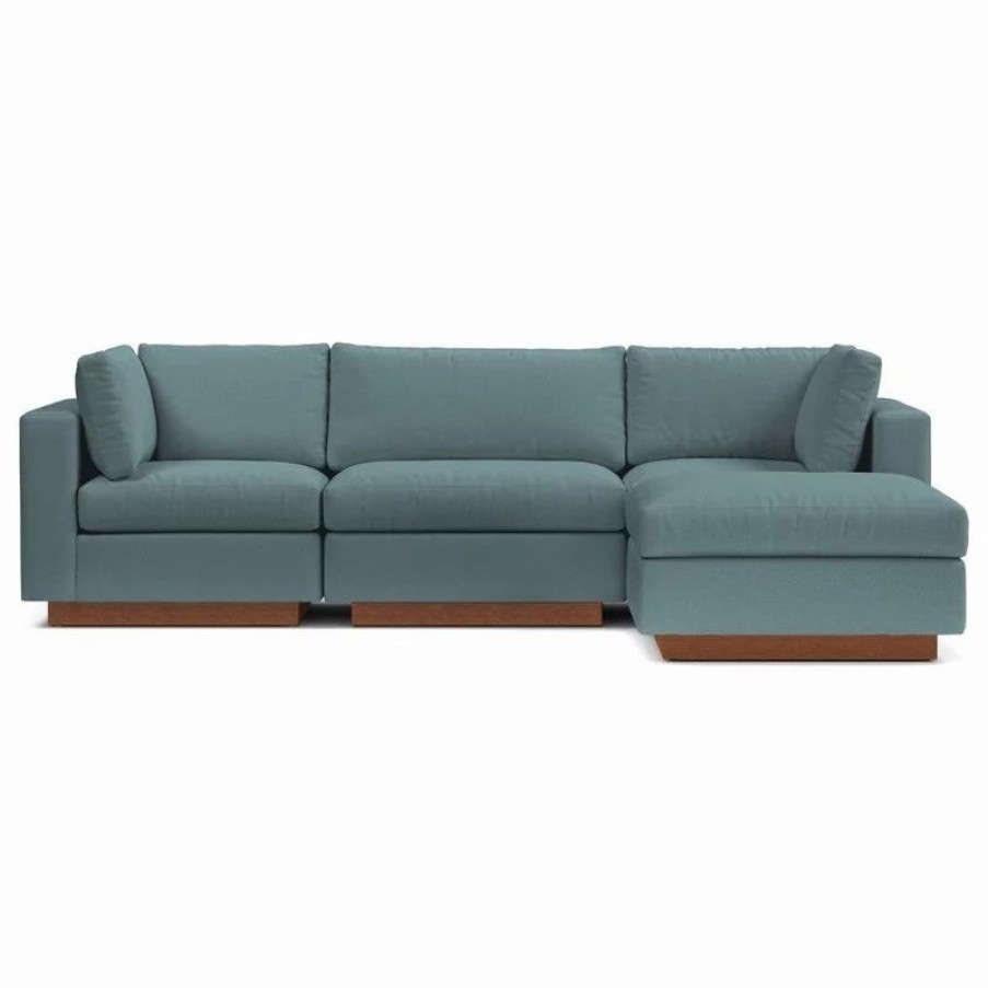 Sofas & Sectionals * | Apt2B Taylor Plush 4-Piece Modular Chaise Sectional Sofa, Cloud Velvet