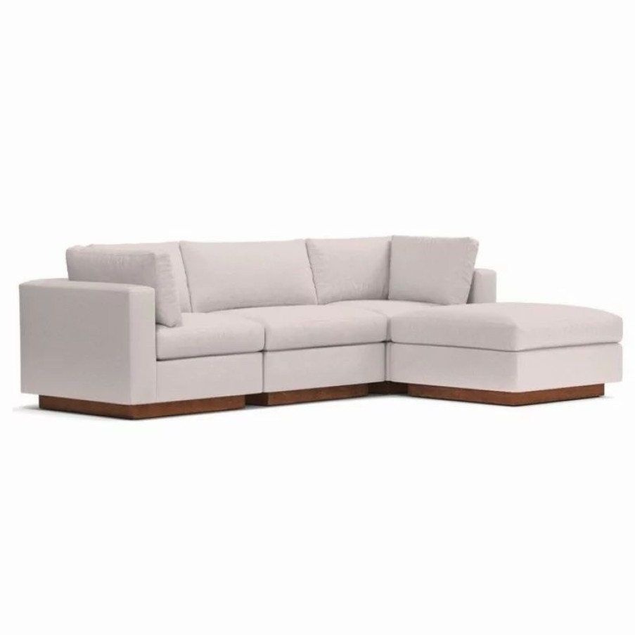 Sofas & Sectionals * | Apt2B Taylor Plush 4-Piece Modular Chaise Sectional Sofa, Cloud Velvet