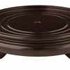 Coffee & Accent Tables * | Oriental Furniture Rosewood Pedestal Stand, 8.5 Base Diameter