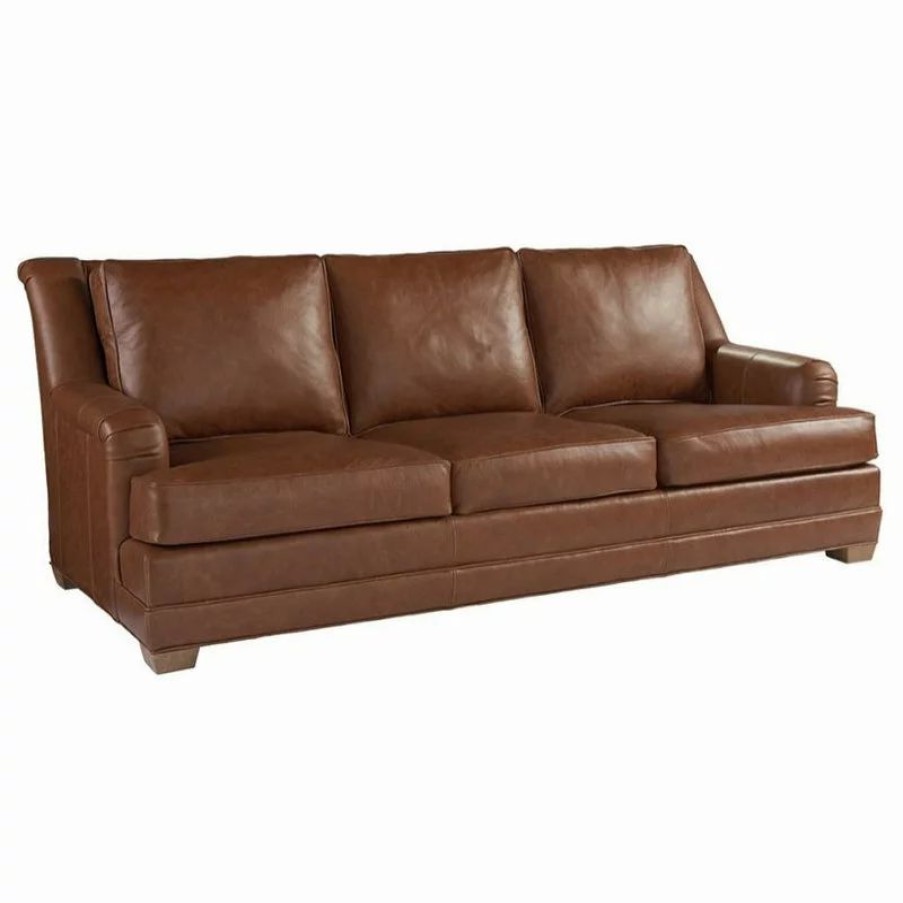 Sofas & Sectionals * | Tommy Bahama Home Tommy Bahama Los Altos Benton Leather Sofa In Corbin