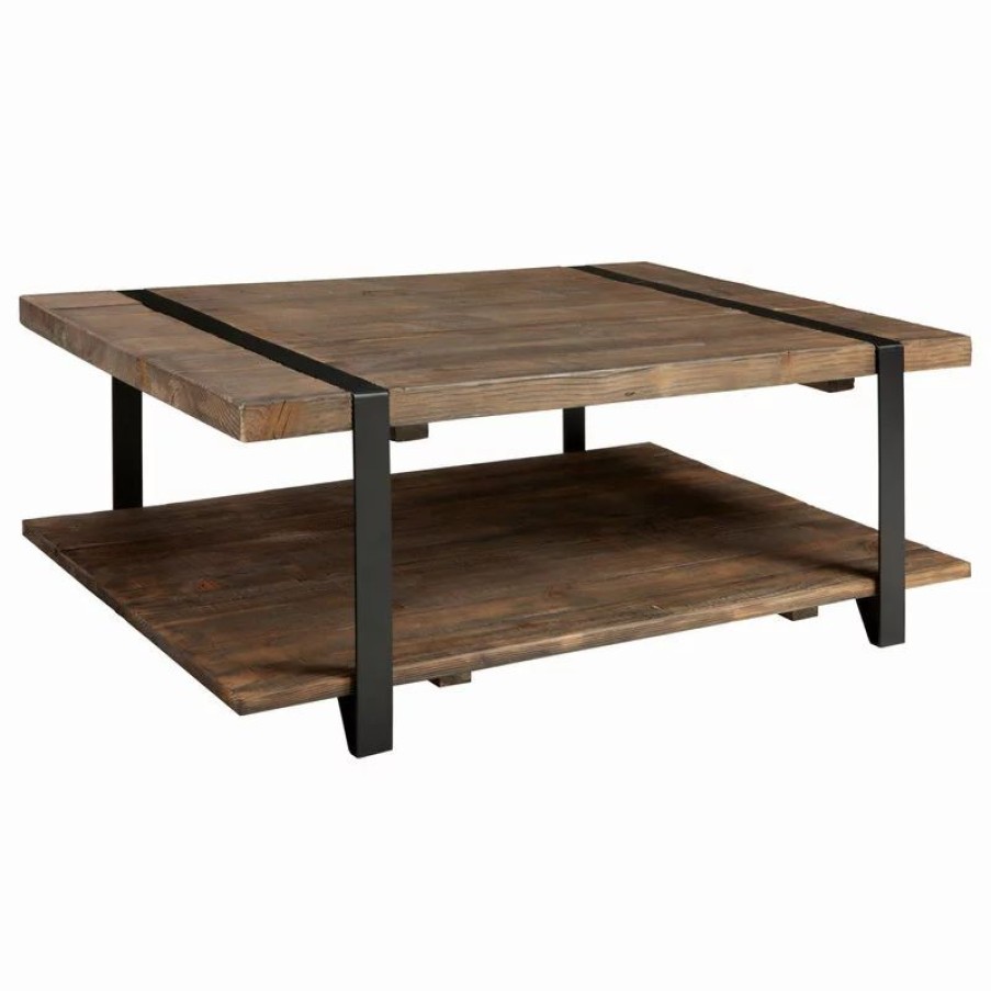 Coffee & Accent Tables * | Bolton Furniture, Inc. Modesto 42 L Reclaimed Wood Coffee Table, 48