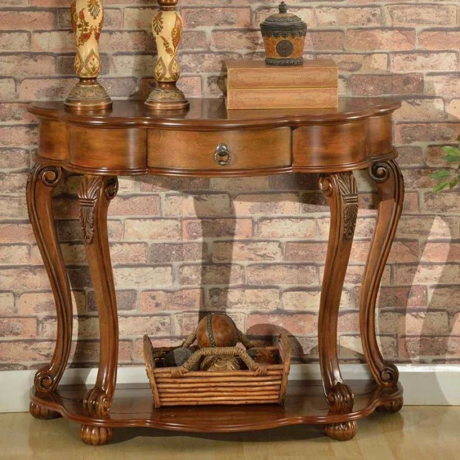 Console Tables * | All Things Cedar Inc. Accent Furniture Old World Entry Table