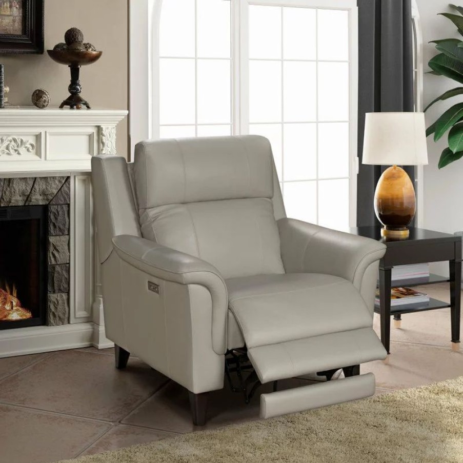 Chairs * | Barcalounger Kester Power Recliner W/Power Head Rest, Laurel Cream