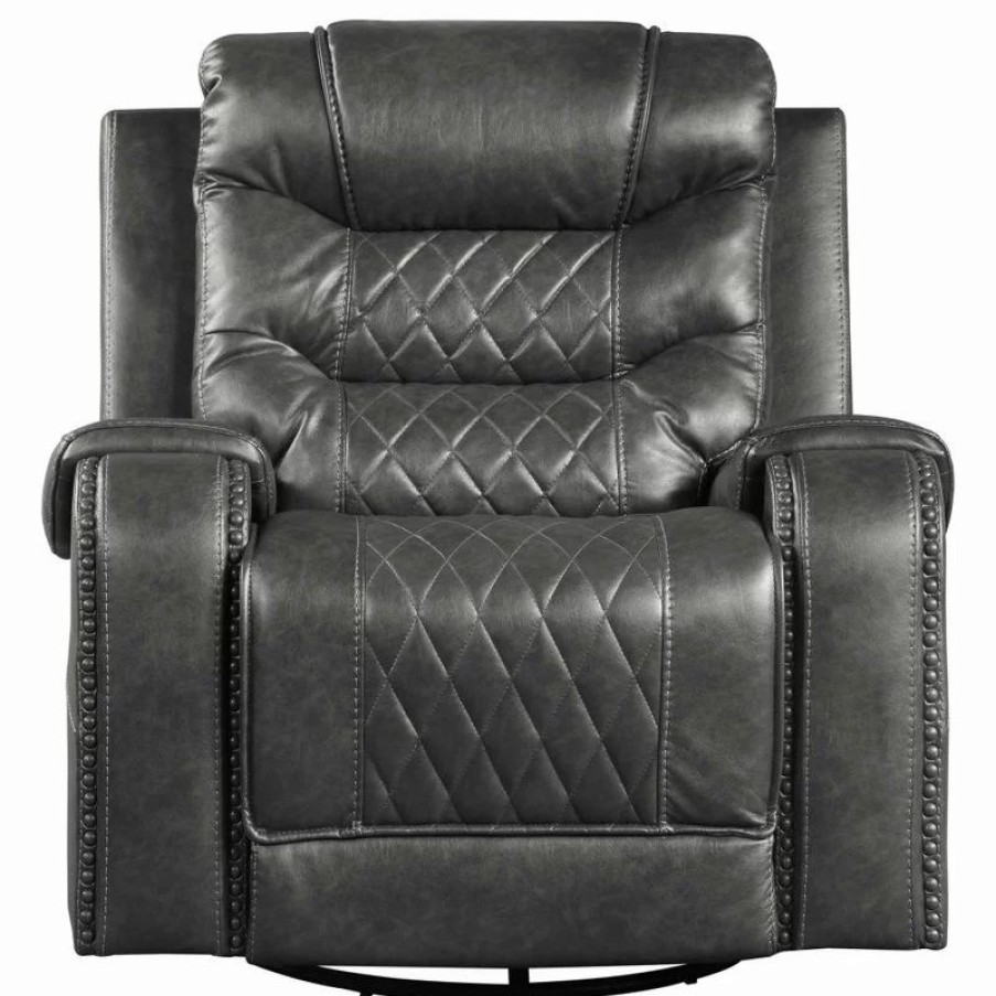 Chairs * | Lexicon Home Greenway Manual, Swivel Glider Reclining Chair