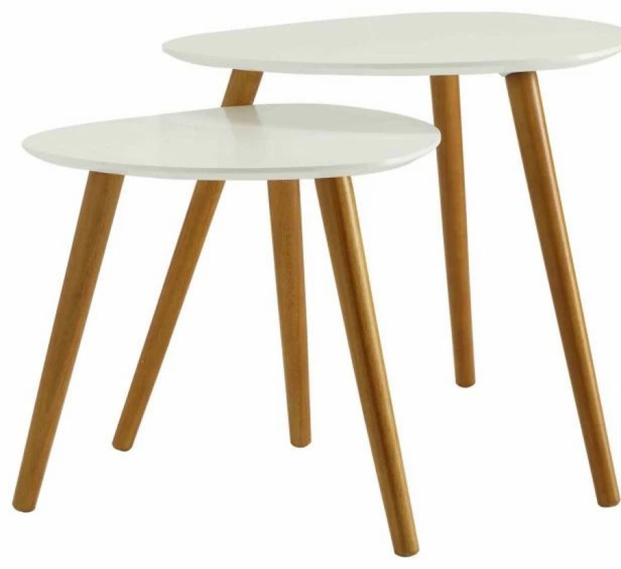 Coffee & Accent Tables * | Convenience Concepts Oslo Nesting End Tables