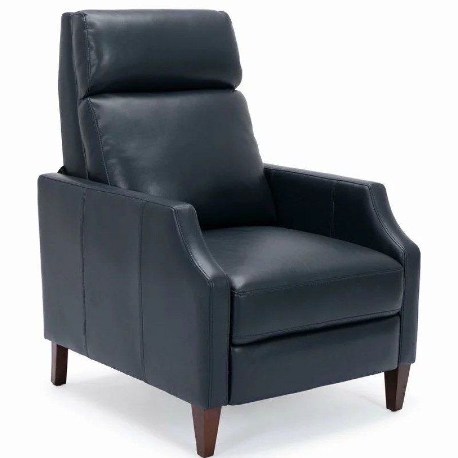 Chairs * | Comfort Pointe Biltmore Push Back Recliner, Midnight Blue