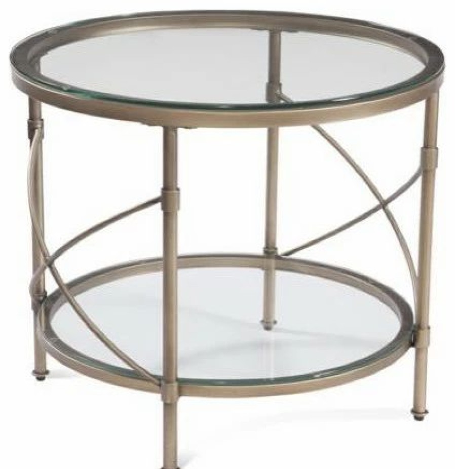 Coffee & Accent Tables * | Bassett Mirror Co. Bassett Mirror Harrison Round End Table