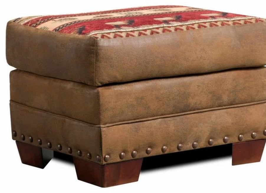 Footstools & Ottomans * | American Furniture Classics Sierra Lodge, Ottoman