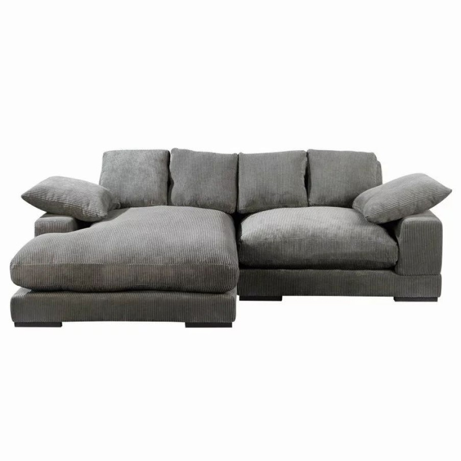 Sofas & Sectionals * | Moe'S Home Collection Plunge Sectional Charcoal