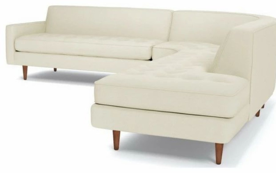 Sofas & Sectionals * | Apt2B Monroe 3-Piece Sectional Sofa, Buckwheat, Chaise On Right