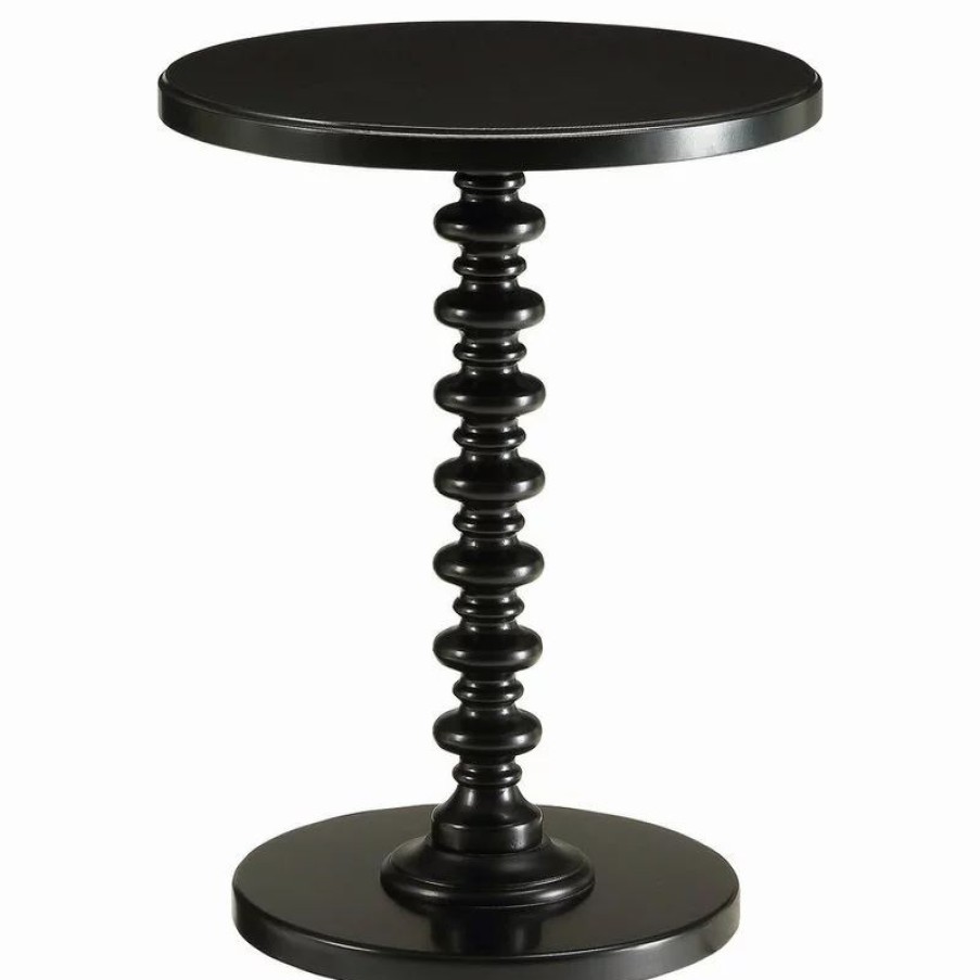 Coffee & Accent Tables * | Acme Furniture Acton Side Table, Black