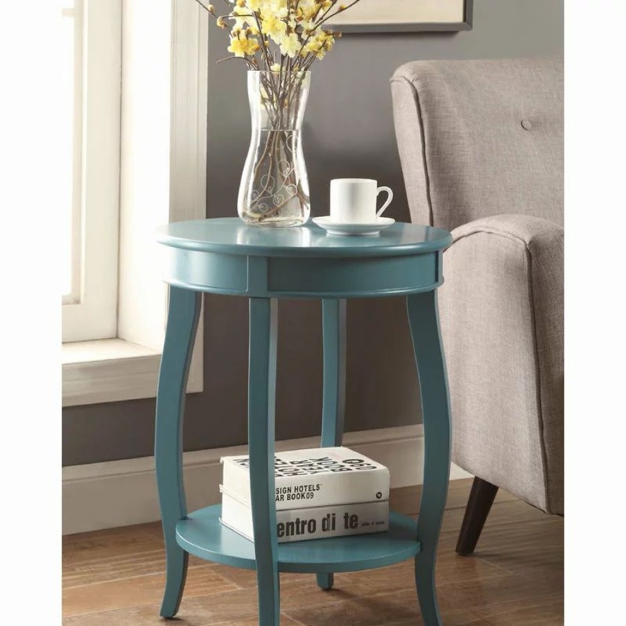 Coffee & Accent Tables * | Acme Furniture Aberta Side Table, Teal