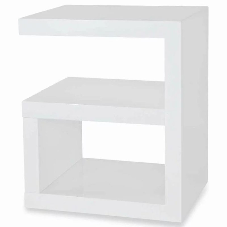 Coffee & Accent Tables * | Zuri Furniture Jayden Side Table White