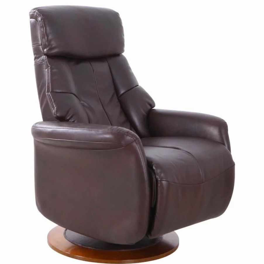 Chairs * | Relax-R Orleans Recliner, Espresso Air Leather