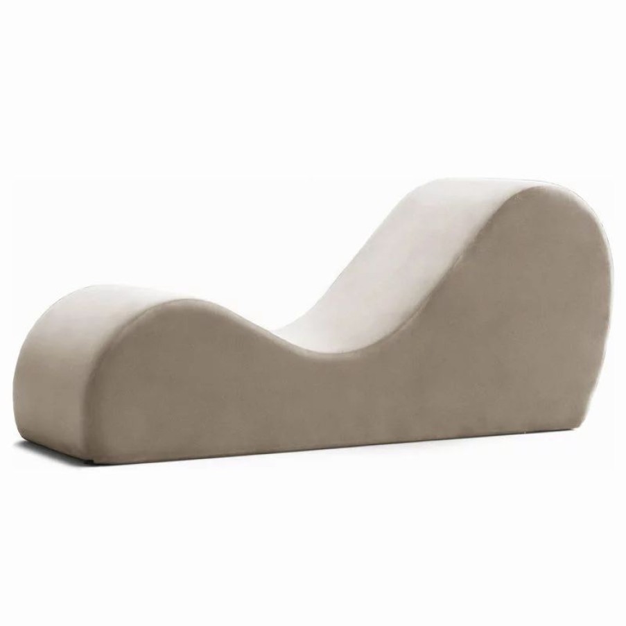 Chairs * | Avana Comfort Avana Chaise Lounge Yoga Chair, Beige