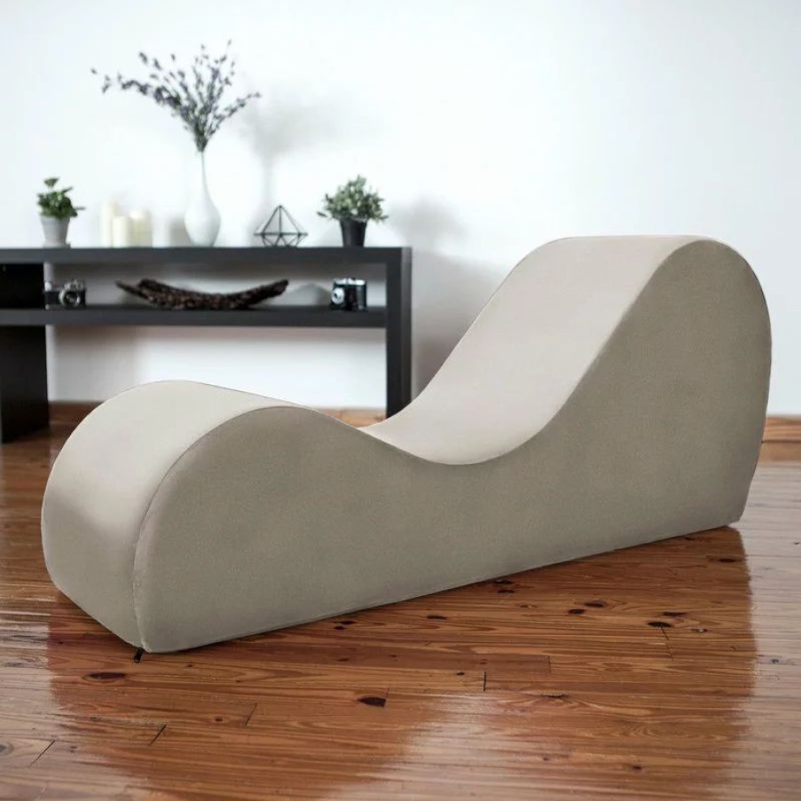 Chairs * | Avana Comfort Avana Chaise Lounge Yoga Chair, Beige