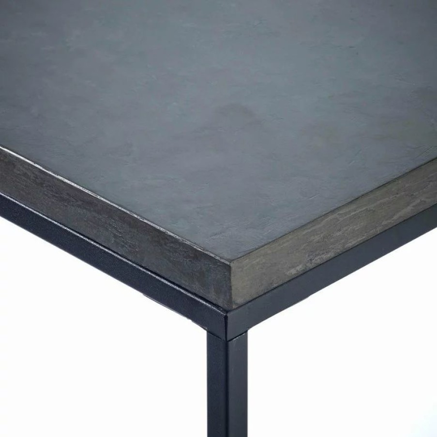 Coffee & Accent Tables * | Design Ideas Pietra Rectangular Side Table, Cement