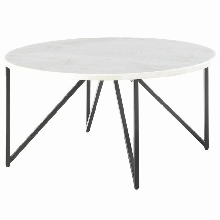 Coffee & Accent Tables * | Picket House Kinsler Round Coffee Table