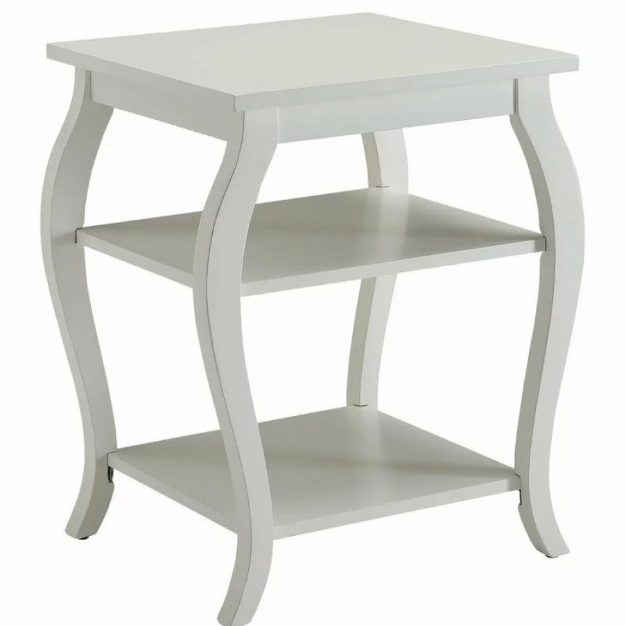 Coffee & Accent Tables * | Acme Furniture Becci End Table, White