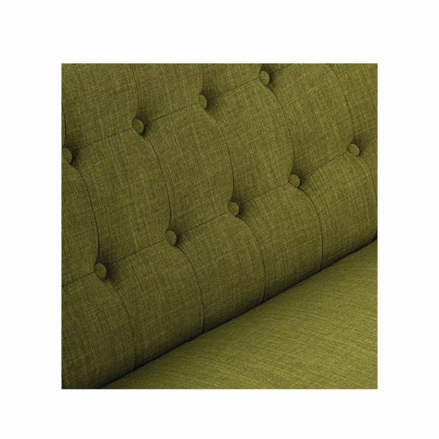 Sofas & Sectionals * | Office Star Products Mill Lane Loveseat With Coffee Legs, Green