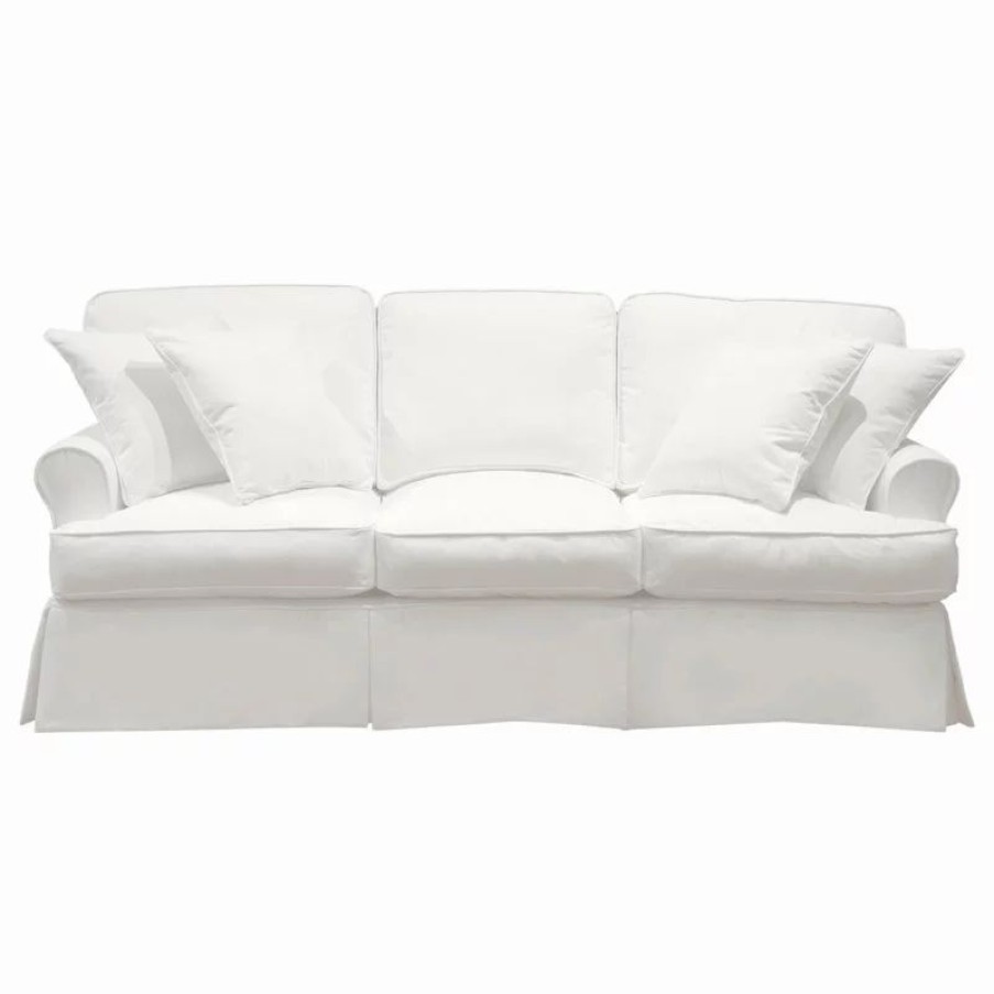 Sofas & Sectionals * | Sunset Trading Horizon T-Cushion Slipcovered Sofa Su-117600-391081