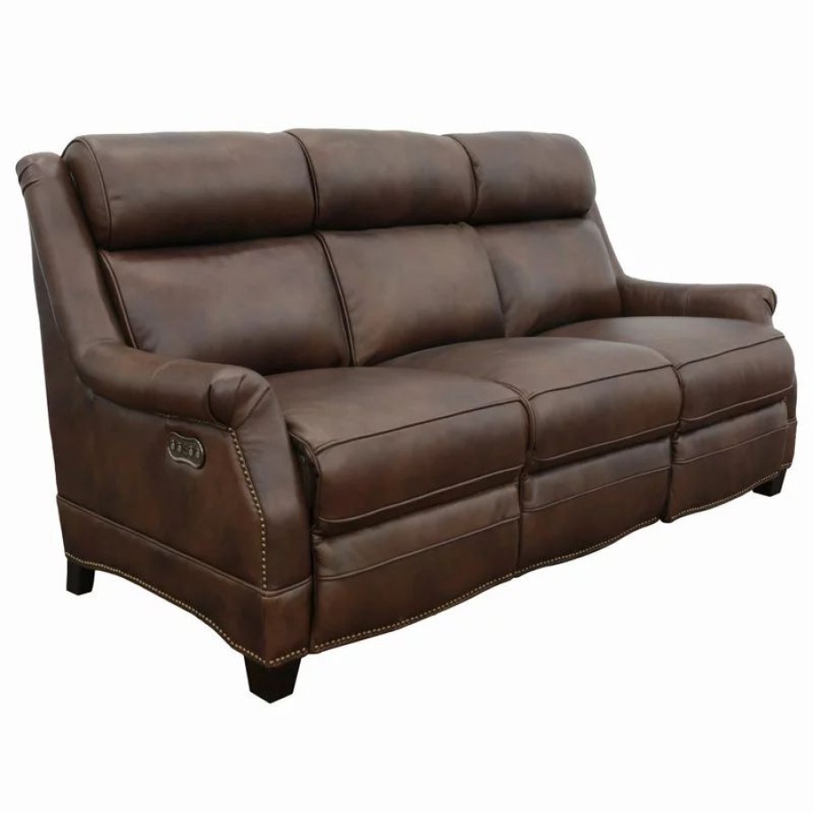 Sofas & Sectionals * | Barcalounger Warrendale Power Reclining Sofa, Worthington Cognac