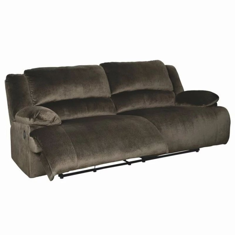 Sofas & Sectionals * | Ashley Furniture Industries Signature Design By Ashley Clonmel 2 Seat Reclining Sofa In Chocolate