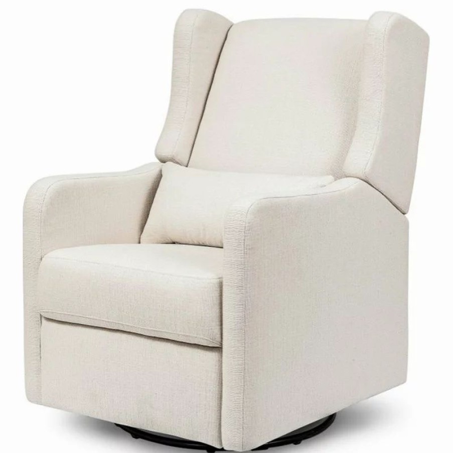 Chairs * | Carter'S By Davinci Arlo Transitional Fabric Recliner And Swivel Glider In Beige