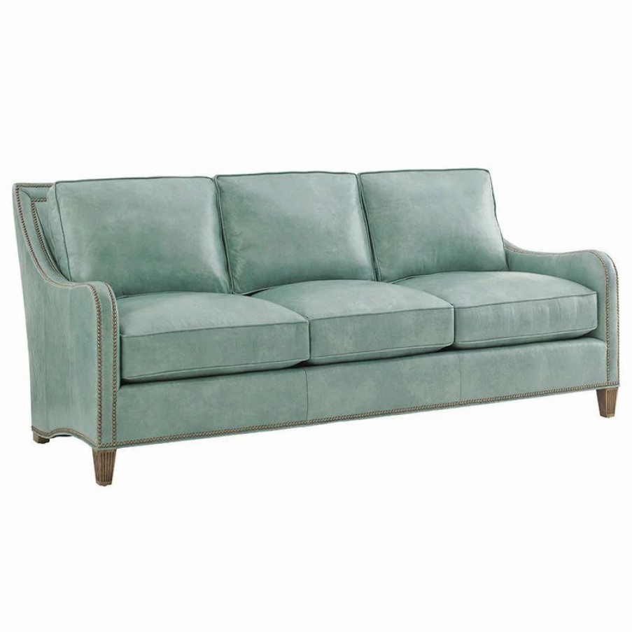 Sofas & Sectionals * | Tommy Bahama Home Koko Leather Sofa