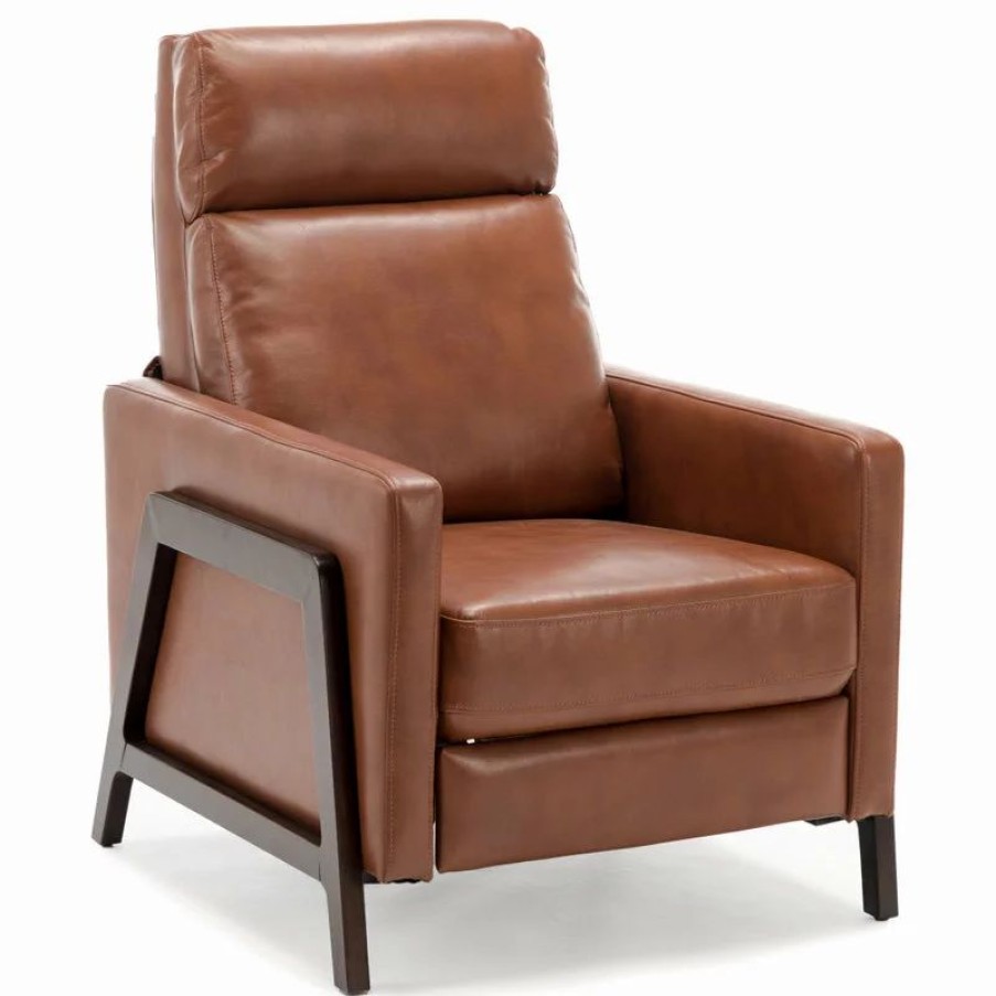 Chairs * | Comfort Pointe Maxton Push Back Recliner, Caramel