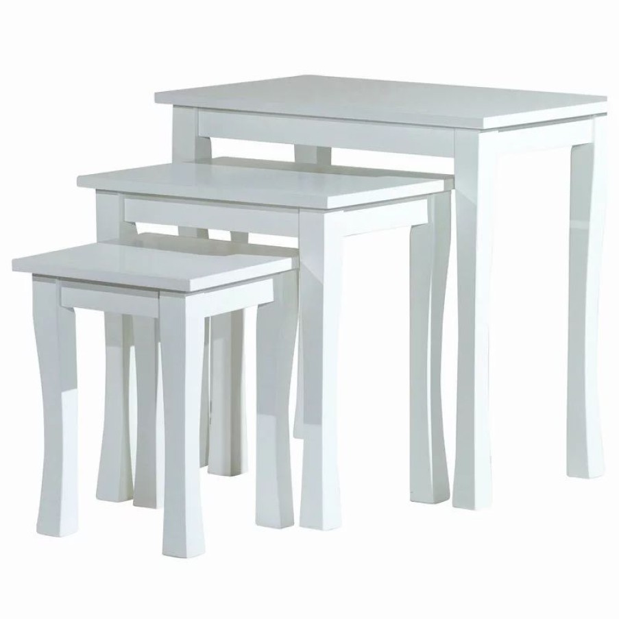 Coffee & Accent Tables * | Dtystore Dty Indoor Living Boulder 3-Piece Nesting Table Indoor Furniture Collection