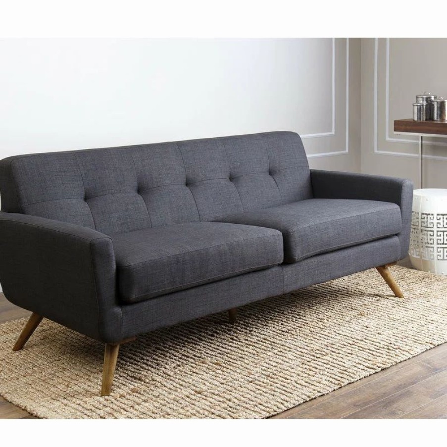 Sofas & Sectionals * | Abbyson Living Nora Fabric Sofa, Gray