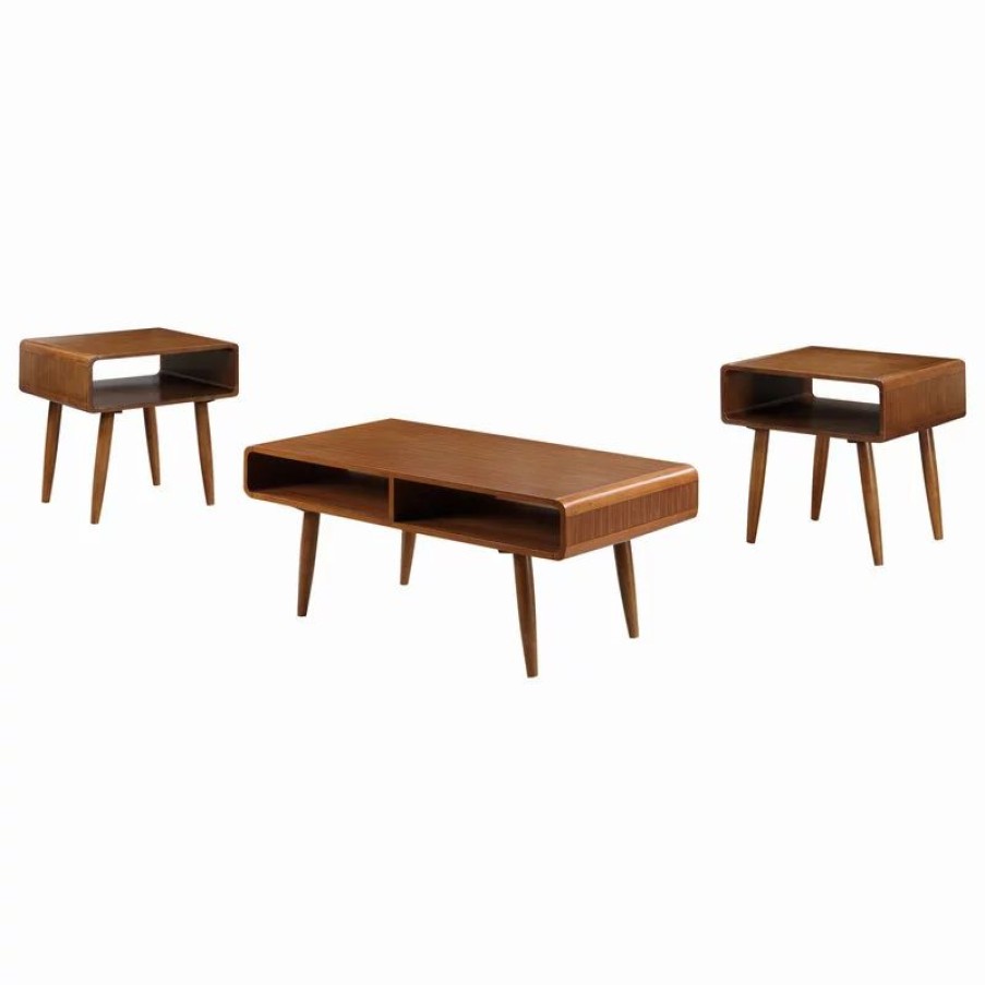 Coffee & Accent Tables * | Boraam Industries, Inc. Dansk 3-Piece Occasional Table Set, Zebra Series