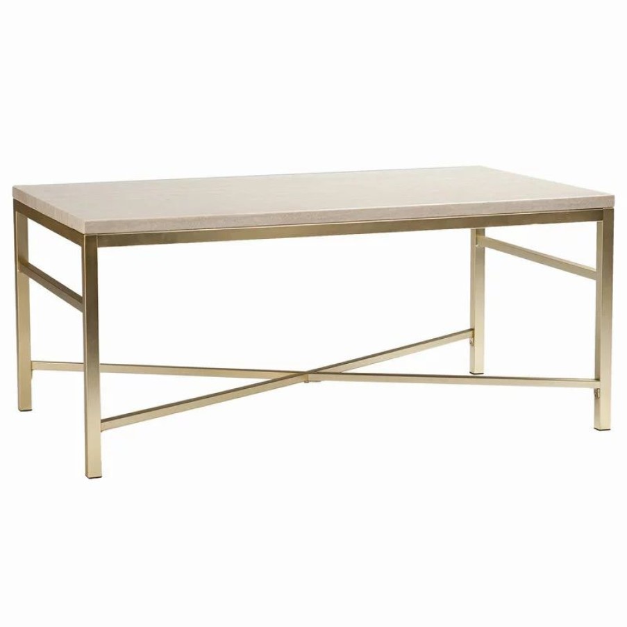 Coffee & Accent Tables * | Sei Furniture Gayle Faux Stone Cocktail Table