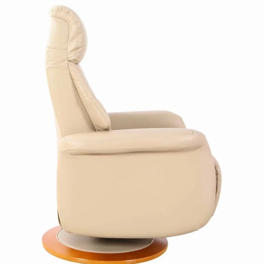 Chairs * | Progressive Furniture Orleans Recliner In Cobble Air Leather