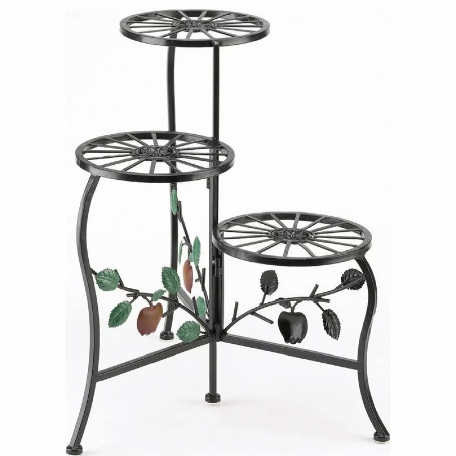 Coffee & Accent Tables * | Summerfield Terrace Country Apple Plant Stand