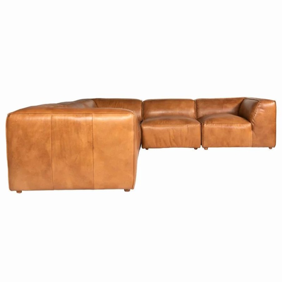 Sofas & Sectionals * | First Of A Kind Luxe Classic L Modular Sectional Tan